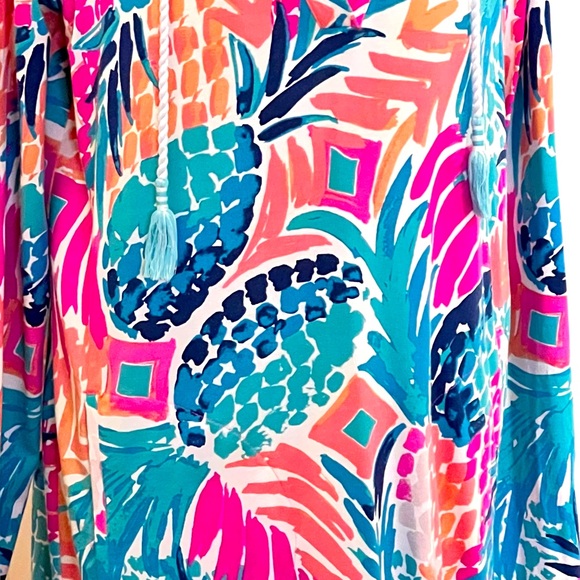 Cover Up Dress Lilly Pulitzer Rylie UPF 50 Hooded
Pockets Size XL Goobay Smash - Picture 7 of 13